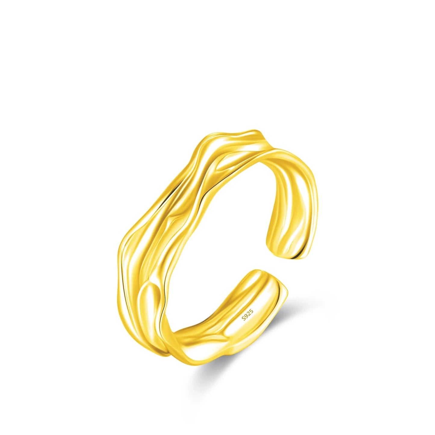 Athena ring by Orea – adjustable 925 sterling silver, minimalist and elegant design
