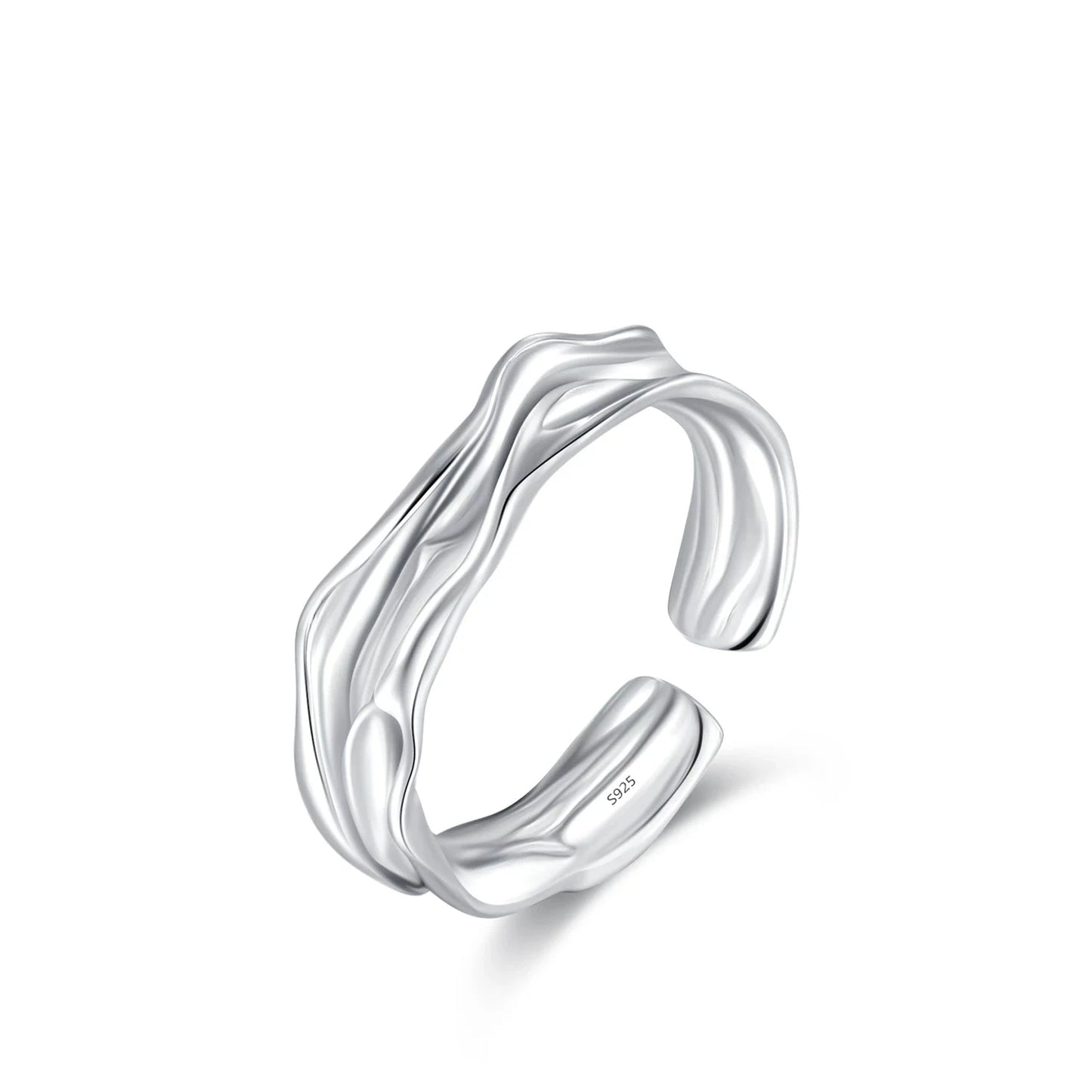 Athena ring by Orea – adjustable 925 sterling silver, minimalist and elegant design