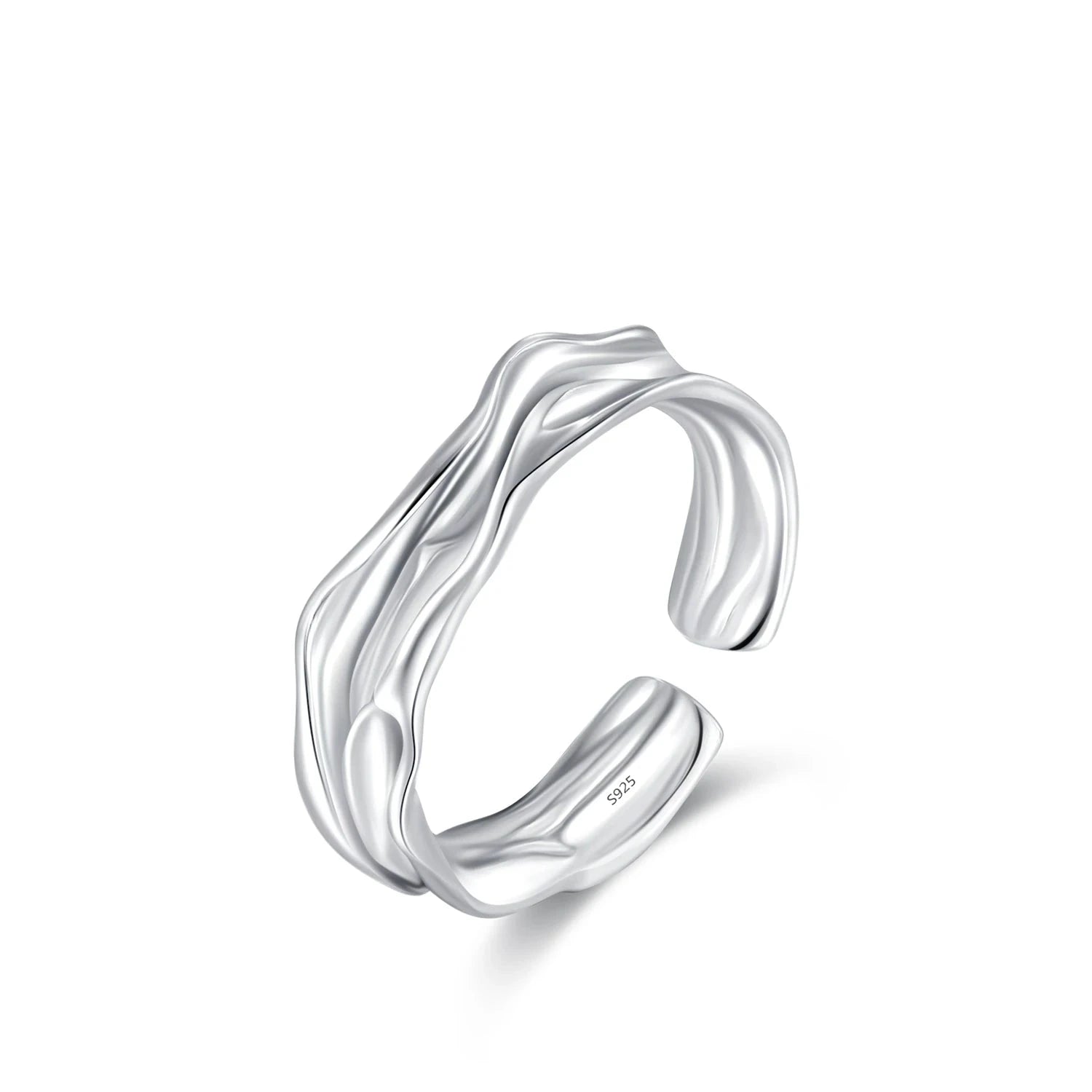 Athena ring by Orea – adjustable 925 sterling silver, minimalist and elegant design