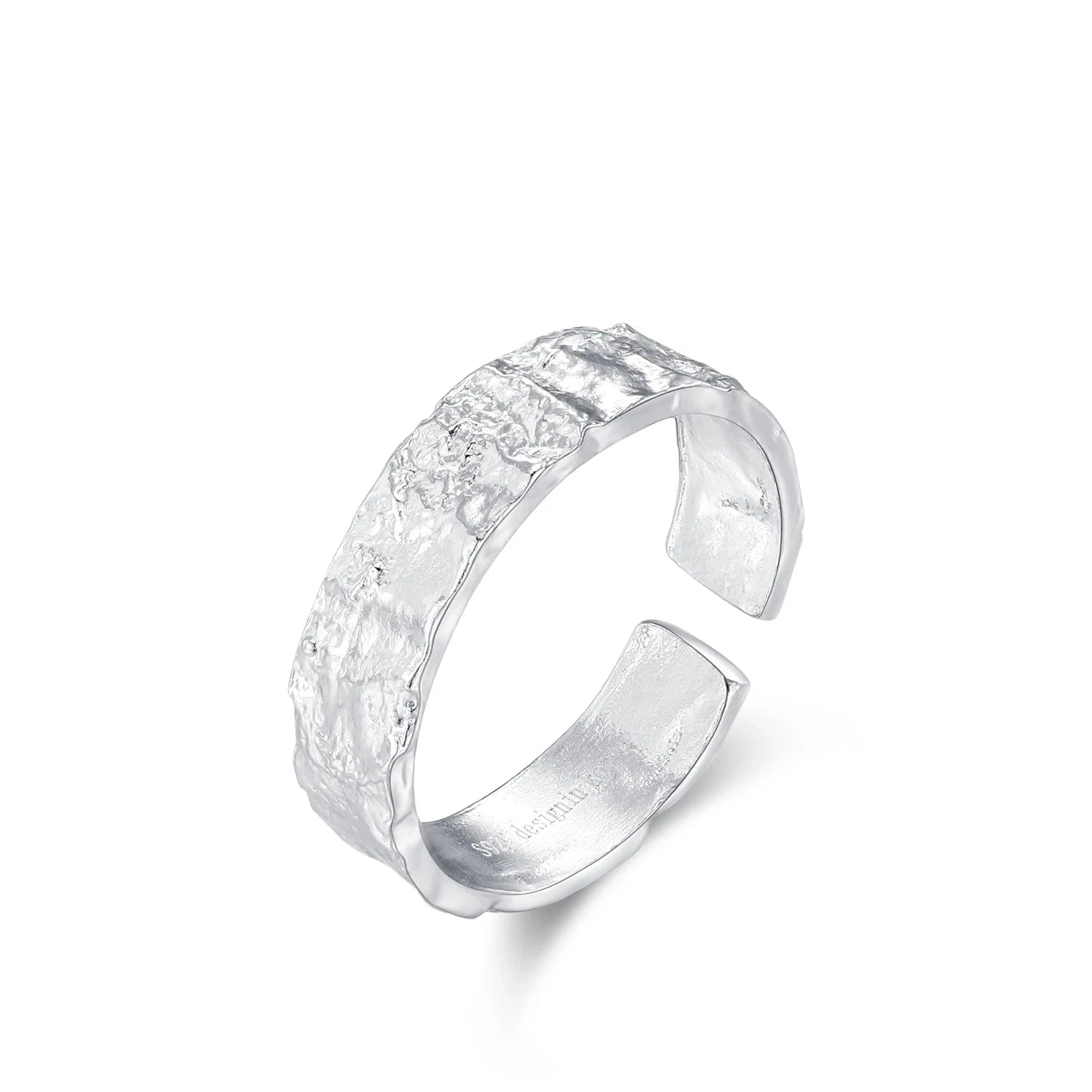 Moon ring by Orea – adjustable 925 sterling silver, minimalist and elegant design