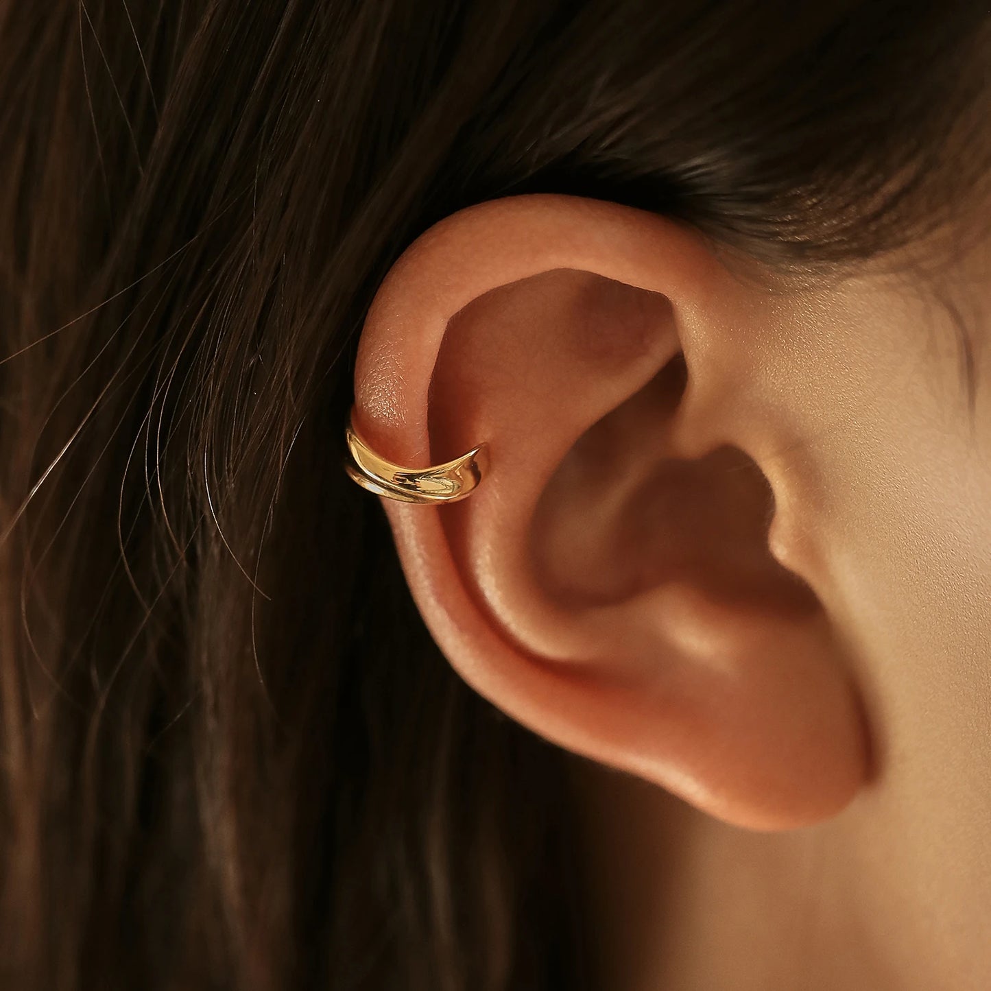 Orano earcuff by Orea – adjustable 925 sterling silver, non-piercing minimalist design