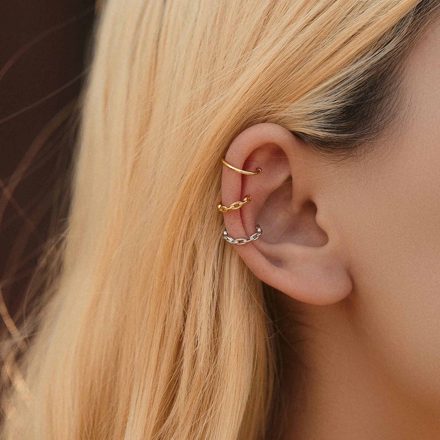 Osiris earcuff by Orea – adjustable, non-piercing 925 sterling silver jewelry