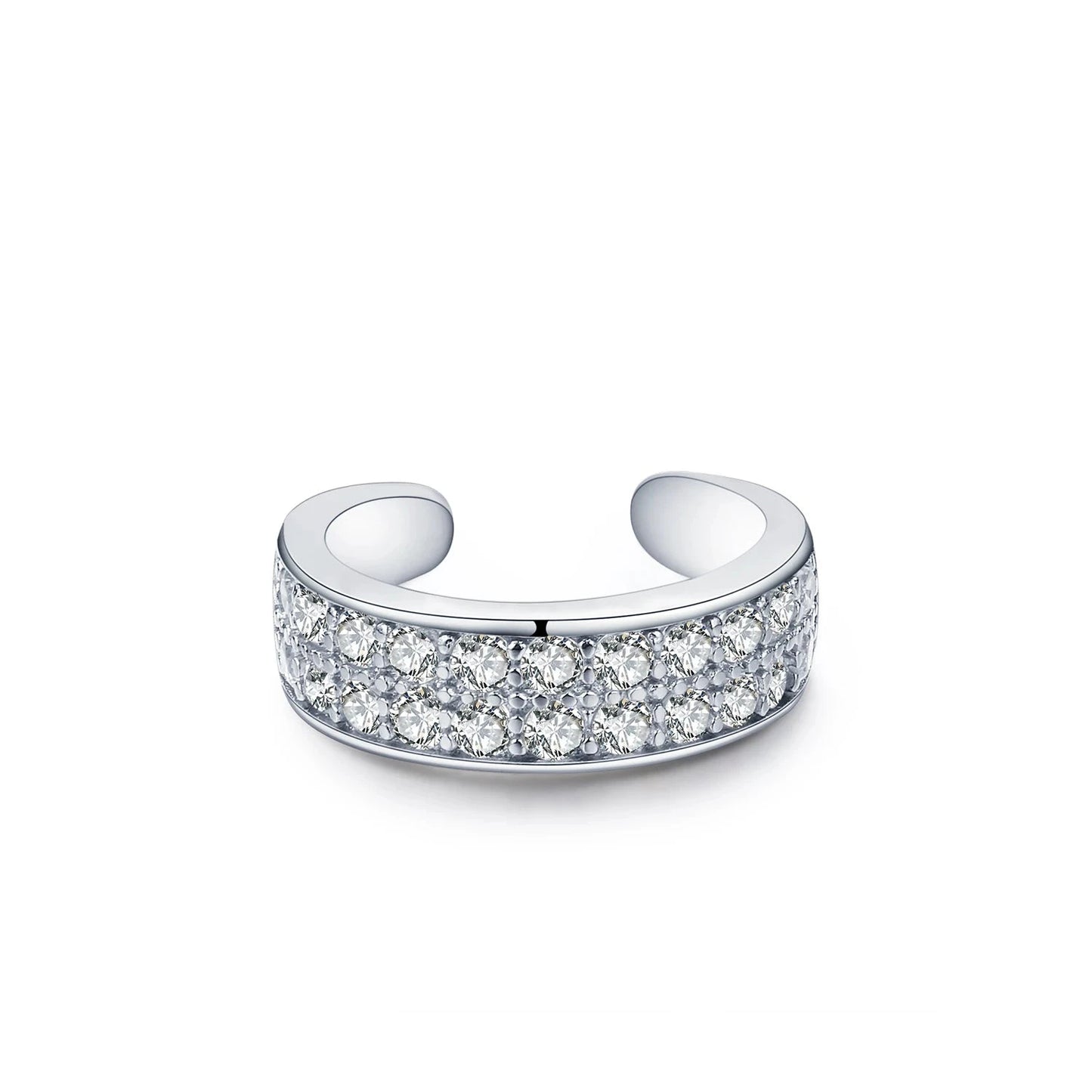 Riviera earcuff by Orea – adjustable no piercing 925 sterling silver with zircon