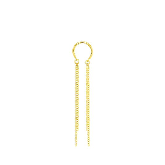 Saturne earcuff by Orea – adjustable, non-piercing 925 sterling silver jewelry